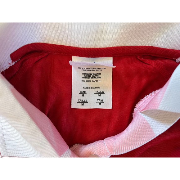 Vintage Adidas Football/Soccer Shirt 90s Jersey Red Mens Medium Hawks #16 As Is - Picture 10 of 10